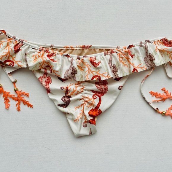 Cosita Linda Swimwear  Sea Horse Print Bikini Bottom - Picture 2 of 2